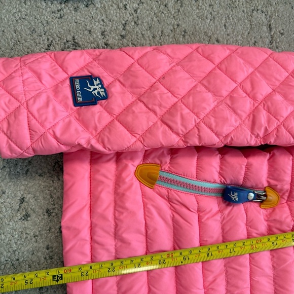 Piero Guidi NWOT S feather puffer vibrant pink ultra lux never worn - Picture 7 of 16